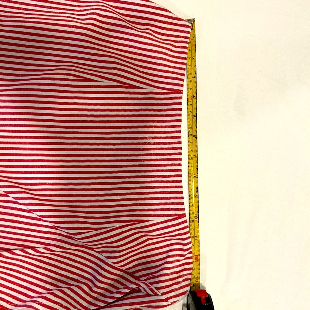 Wayf Asymmetrical Pinstripe Ruffled Skirt Size S - Picture 6 of 10